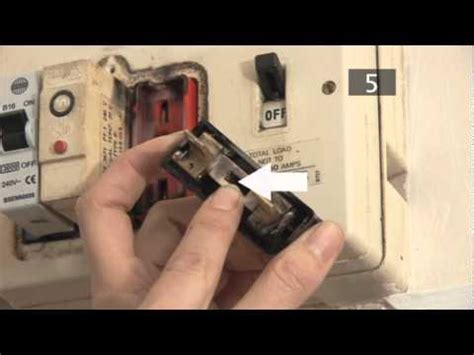 how to change a fuse in an electrical box|remove fuse from box.